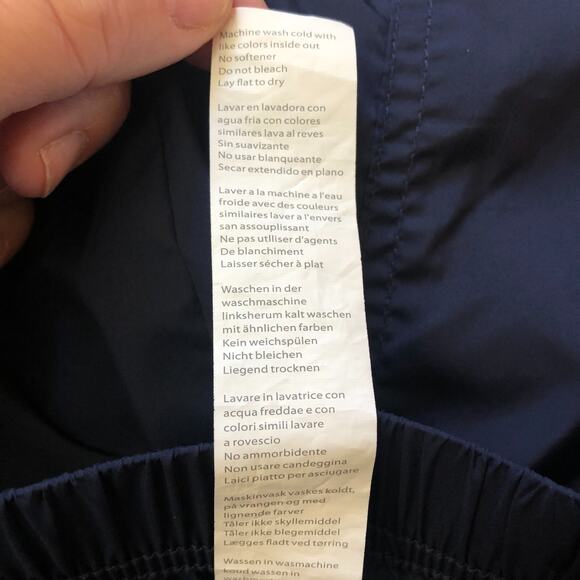 Fabletics Women's Lightweight Cargo Jogger Pants Deep Navy Shine Size Small - Picture 7 of 9